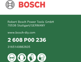 Bosch premium x-line jeu de forets et d'embouts de tournevis - 105 pièces