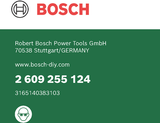 Bosch accessoires jeu de 3 forets à fraiser coniques avec 1 plaque de perçage - 2609255124