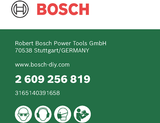 Bosch accessoires lame de scie circulaire basic 190x22x20 16,t40 - 2609256819