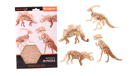 Johntoy John Toy Puzzle dinosaure 3D en bois