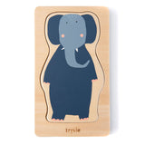 Trixie Wooden 4-Layer Puzzle Animals, 5st.