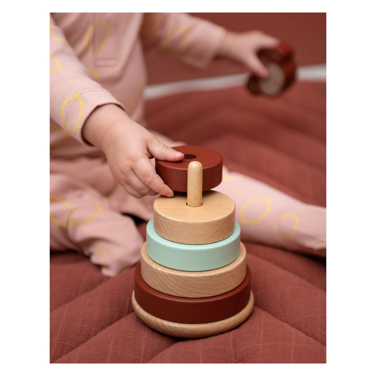 Trixie wooden stacking toys Mr. Monkey, 7dlg.