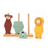 Trixie Wooden Stack de animales de rompecabezas