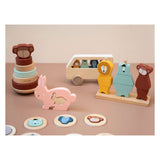 Trixie Wooden Stack de animales de rompecabezas