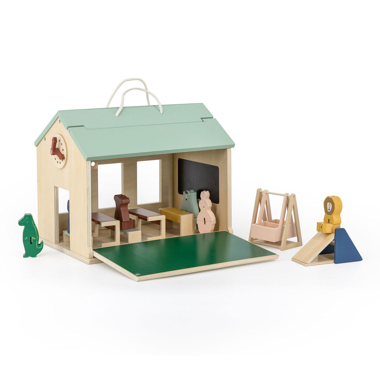 École en bois Trixie avec accessoires