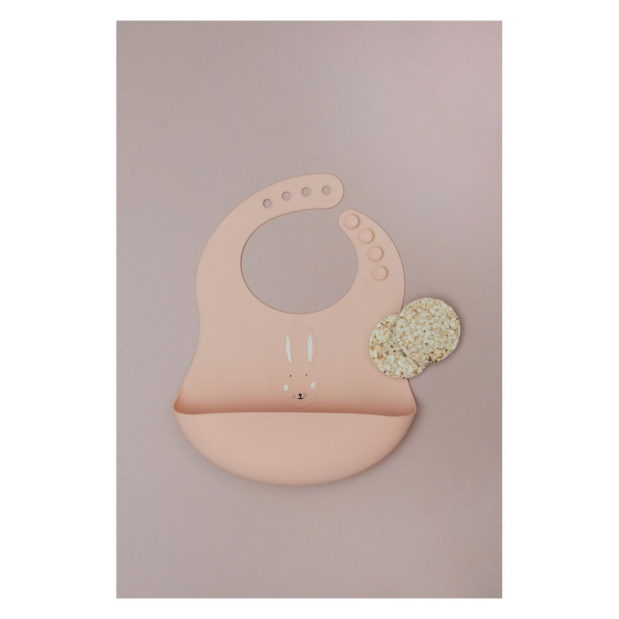Bavoir en silicone Trixie - Mme. lapin, 2 pcs.