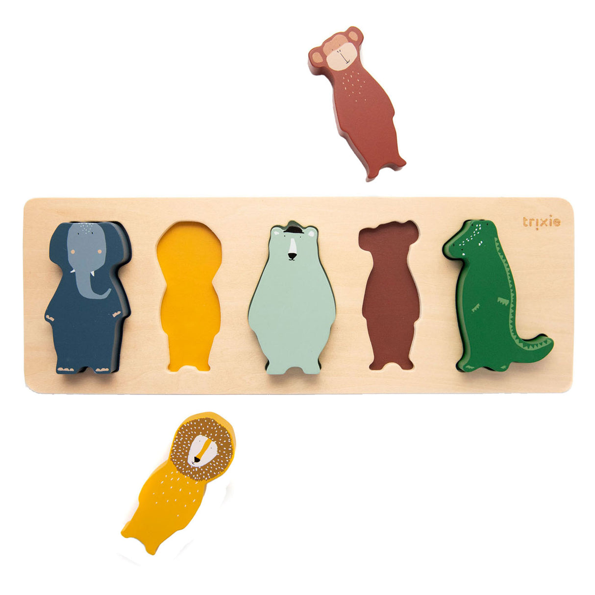 Trixie Wooden Form Puzzle Animals