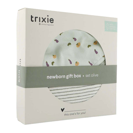 Trixie coffret cadeau nouveau-né l - légumes sympathiques