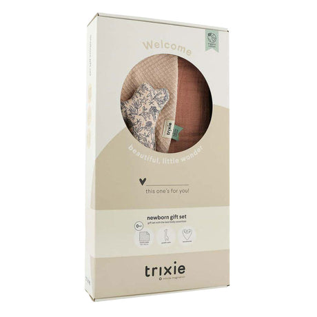 Trixie coffret cadeau nouveau-né m - jolies feuilles