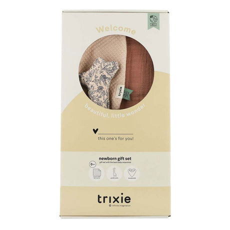Trixie coffret cadeau nouveau-né m - jolies feuilles