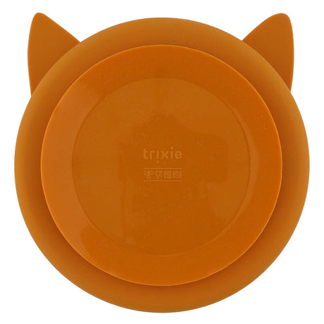 Assiette en silicone Trixie avec compartiments et ventouse - mr. renard
