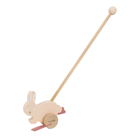 Figure de poussée en bois de Trixie - Mme Rabbit