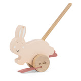 Trixie houten duwfiguur mrs. rabbit