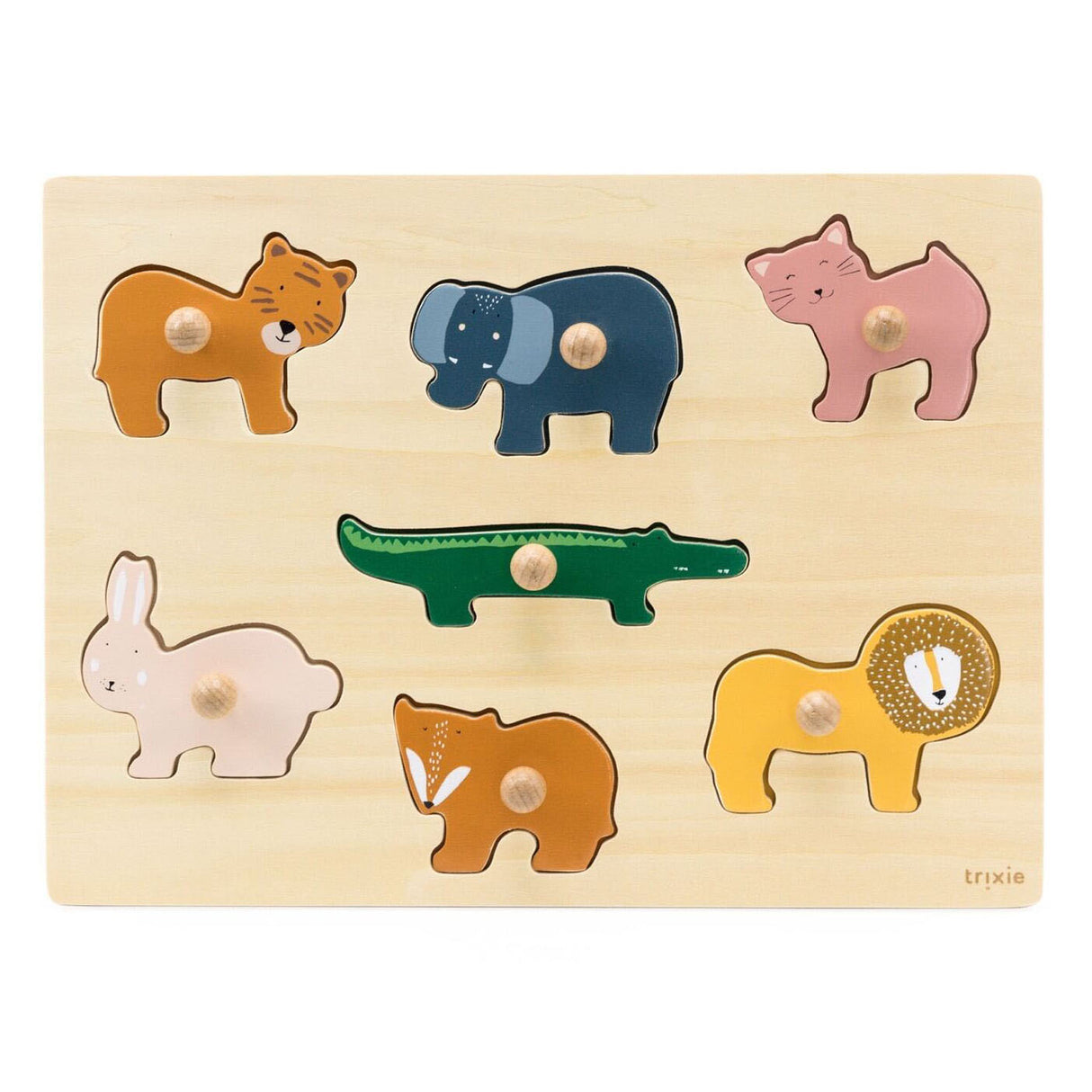 Trixie Wooden Nick Puzzle Animals, 7st.