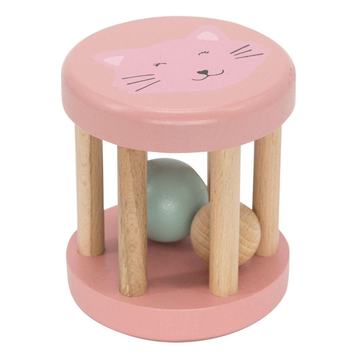 Trixie Wooden Rattle MRS. chat