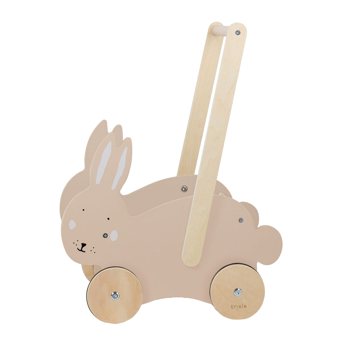 Trixie wooden walker - mrs. lapin - trotteur - jouets pour enfants - chariot de marche à partir de 1,5 ans - pour garçons et filles - fsc