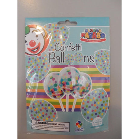 Confettis ballon 6 pièces 30 cm | 5 pièces