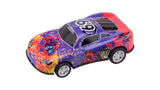 Johntoy john toy voiture de course à tirer en métal 10 cm sur carte blister disponible en 12 modèles différents.