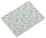 Mack 1047659 - geluidsdemper zelfklevend transparant ø 13 mm 12 st pcs | 12 stuks