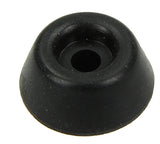 Mack 1047662 - stootdop rubber + schroef zwart ø 22 mm 4 st pcs | 6 stuks