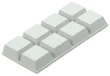 Mack 1047667 - stootdop rubber zelfklevend wit 12 x 12 mm 8 st pcs | 6 stuks