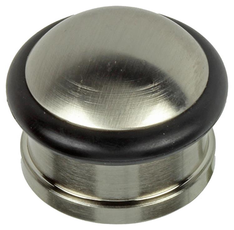 Mack 1047635 - deurstop cilindermodel inox look ø 30h25 mm 1 st pc | 6 stuks