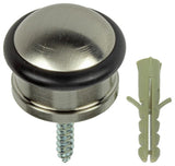 Mack 1047635 - deurstop cilindermodel inox look ø 30h25 mm 1 st pc | 6 stuks