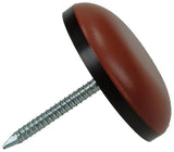 Mack 1048768 - super-glijder met nagel bruin ø 22 mm 4 st pcs | 6 stuks