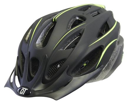 Casque de technologie de cycle QT Matt Black Fluo L 58-61 CM 2810421
