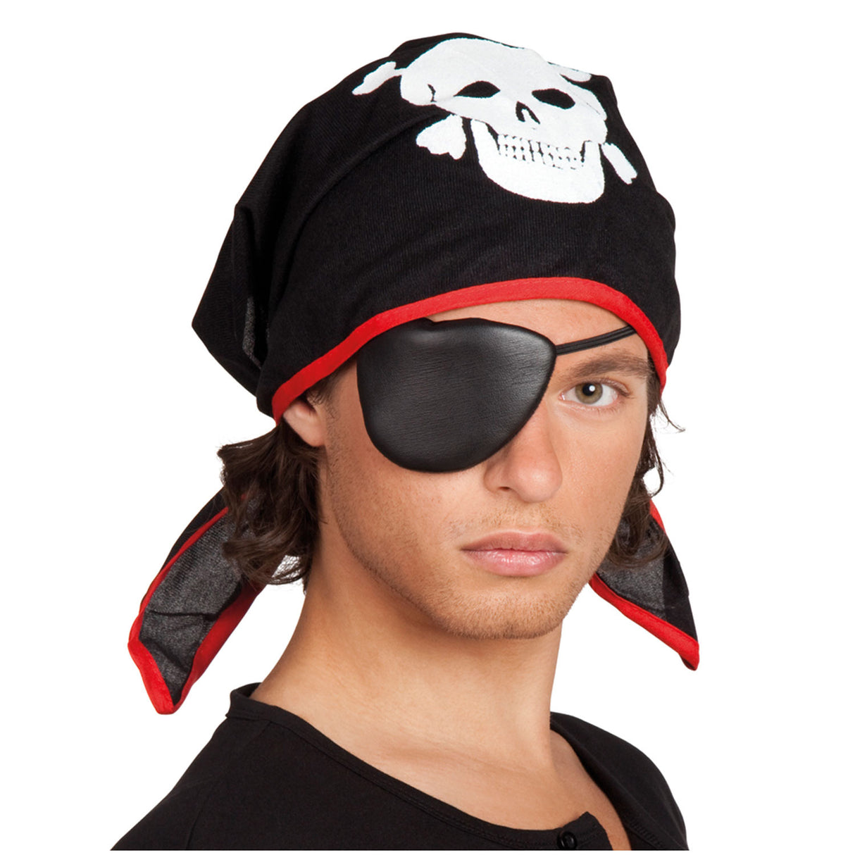 Boland Pirate Bandana med øyelapp