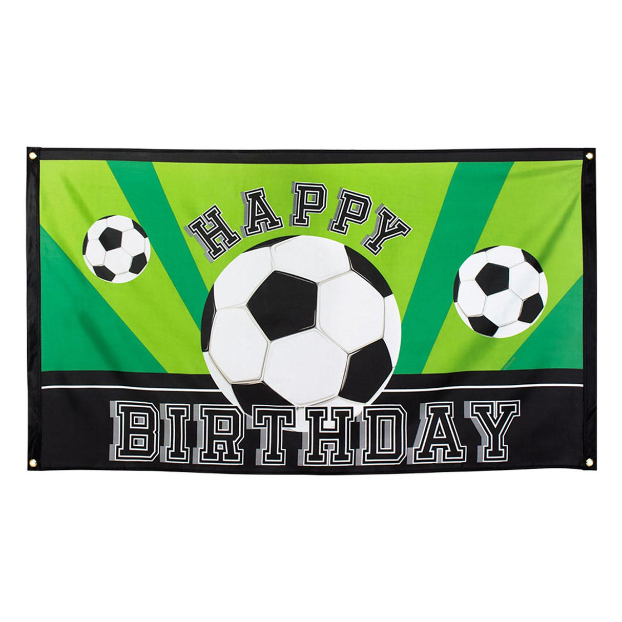 Boland Vlag Voetbal Joyeux anniversaire, 150x90cm