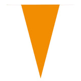 Ligne de drapeau en papier Boland orange, 10 m.