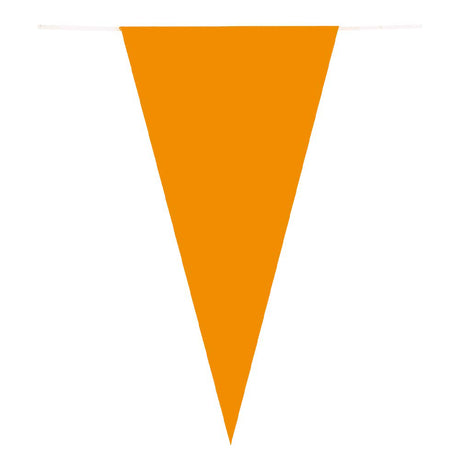Ligne de drapeau en papier Boland orange, 10 m.