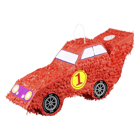 Boland pinata voiture de course rouge