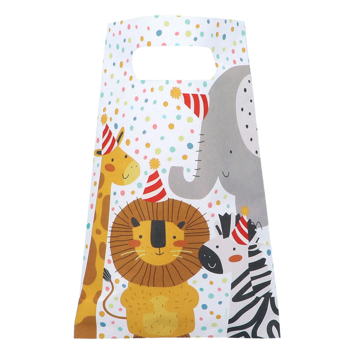 Boland sacs de fête en papier safari, 10 pcs.