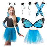 Boland ensemble de déguisement papillon bleu