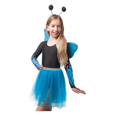 Boland ensemble de déguisement papillon bleu