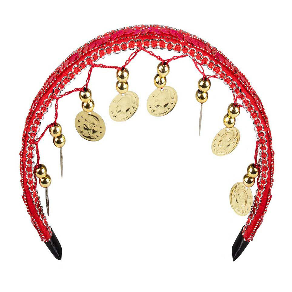 Boland set de danse orientale rouge, 3 pièces.