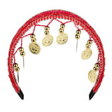 Boland set de danse orientale rouge, 3 pièces.