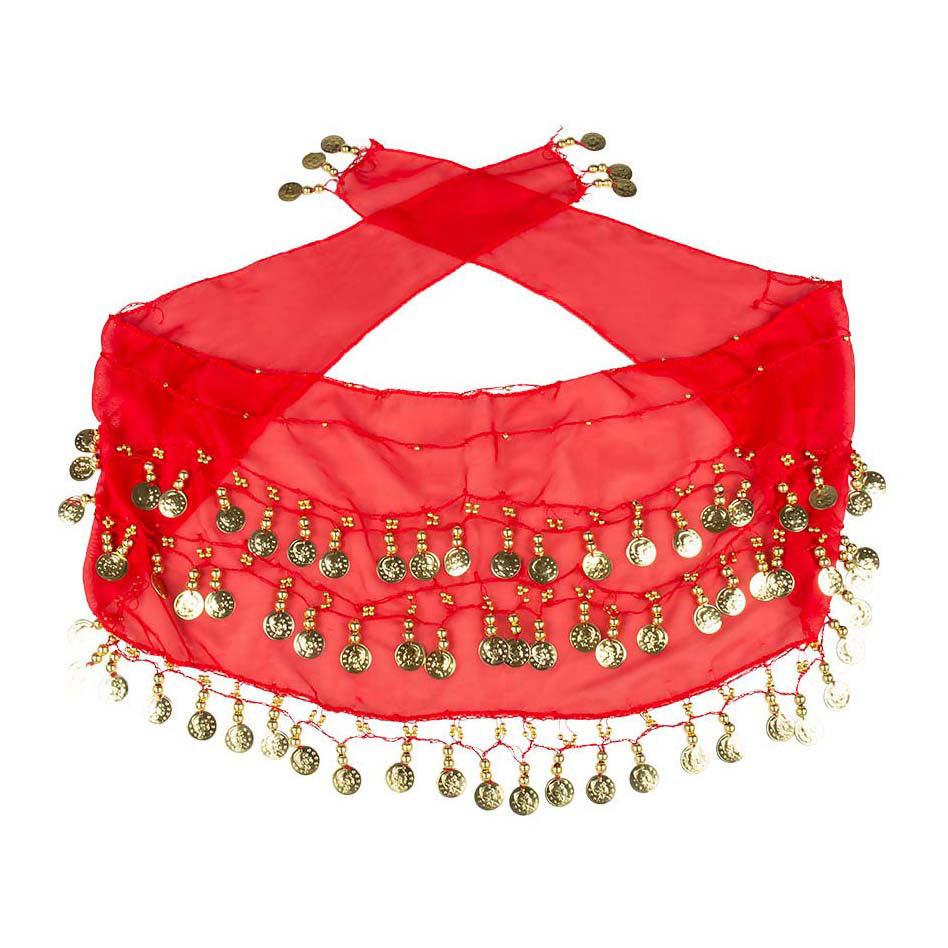 Boland set de danse orientale rouge, 3 pièces.