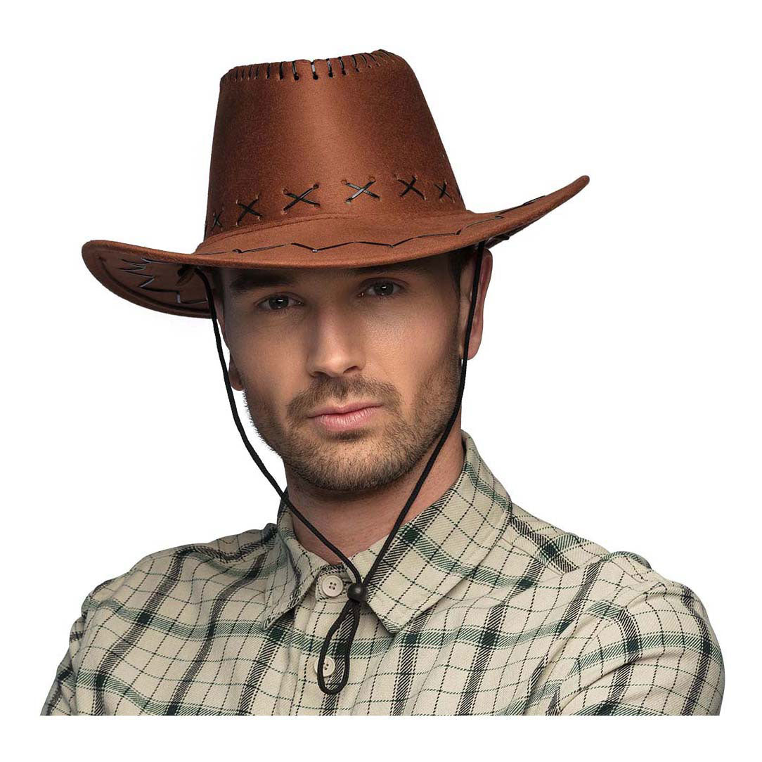 Boland chapeau elroy cuir marron