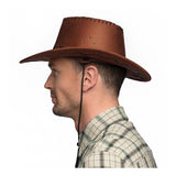Boland chapeau elroy cuir marron