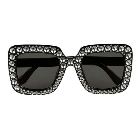 Boland lunettes de fête bling bling noir