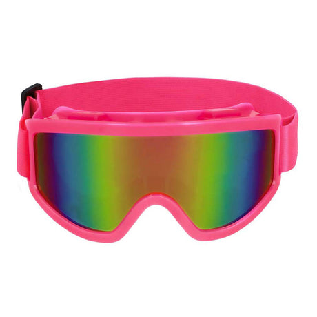 Boland party lunettes de ski rose fluo