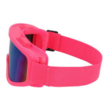 Boland party lunettes de ski rose fluo
