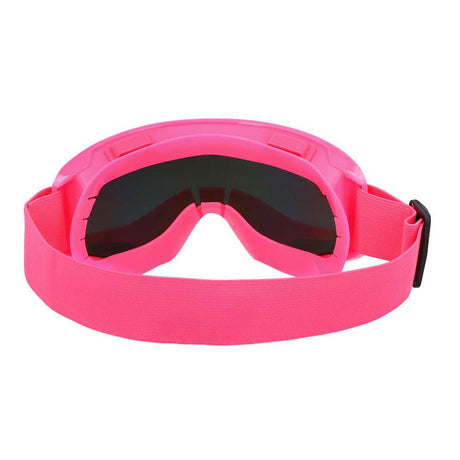 Boland party lunettes de ski rose fluo