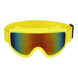 Boland party lunettes de ski jaune fluo