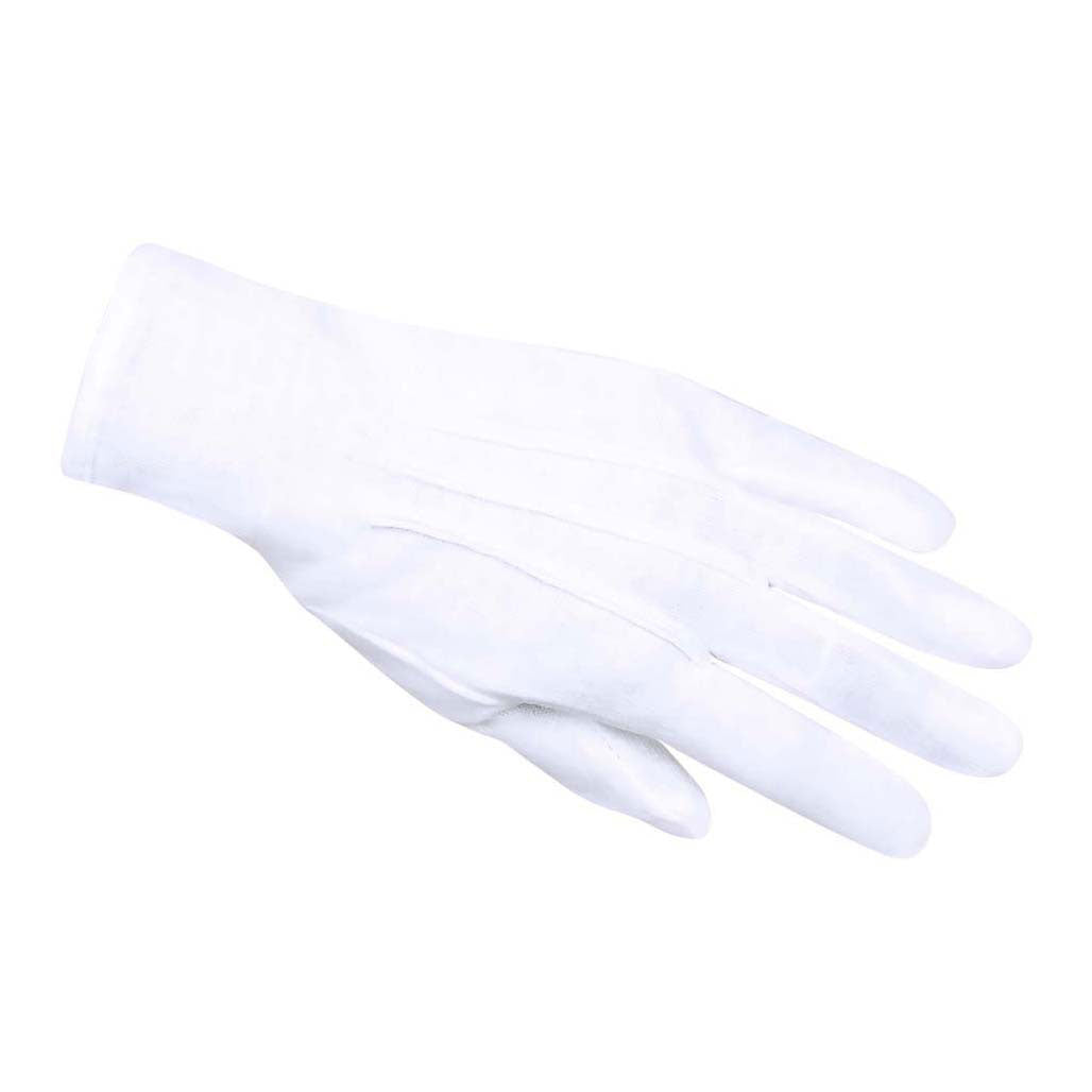 Boland gants avec bouton poussoir blanc xl