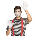 Boland gants avec bouton poussoir blanc xl