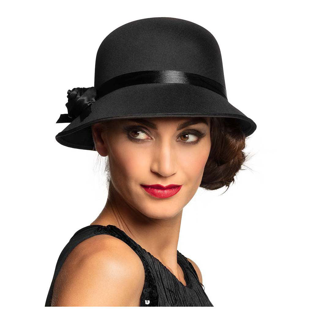 Boland chapeau charlestion dame noir